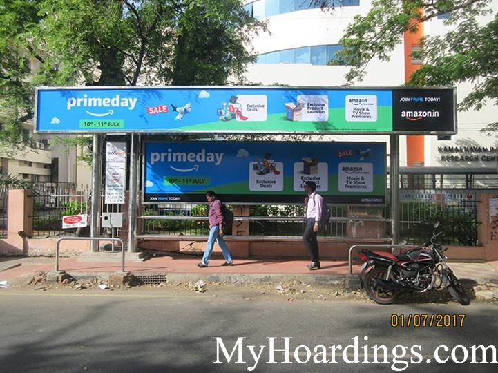 Best OOH Ad agency in Chennai, Bus Shelter Advertising Company at Sankara Nethralaya Hospital Bus Stop in Chennai